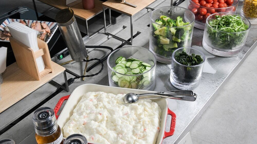 朝食ビュッフェ