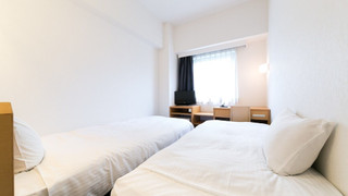 プチツイン シングルベッド1台+エキストラベッド1台 喫煙