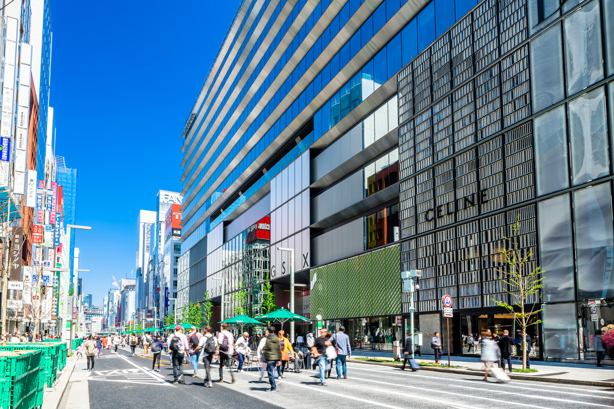 銀座中央通り 歩行者天国