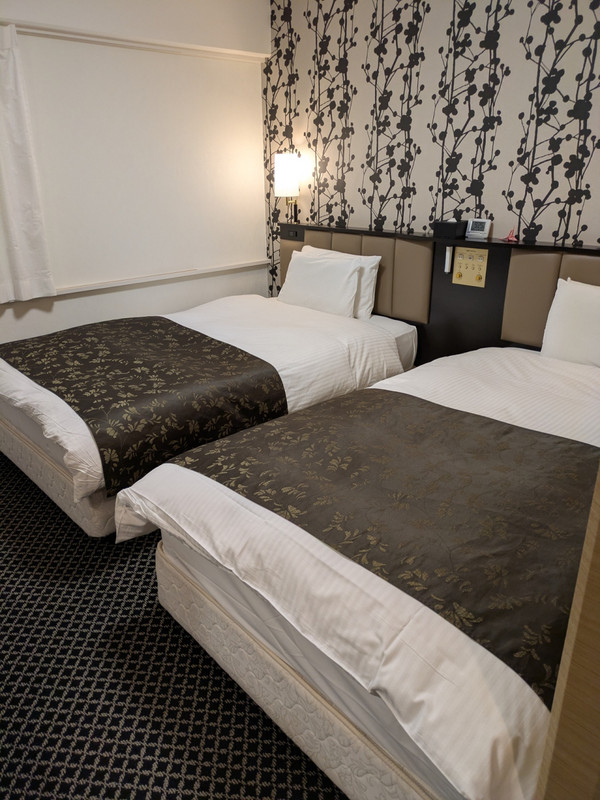 ゆったりした客室