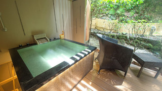 温泉露天風呂＆ウッドデッキ付 44平米 (山のテラス･和室) 禁煙