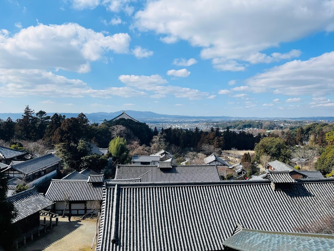 「二月堂」は景色が良くて、ぼうっと二人で眺めて癒されました。 / 3