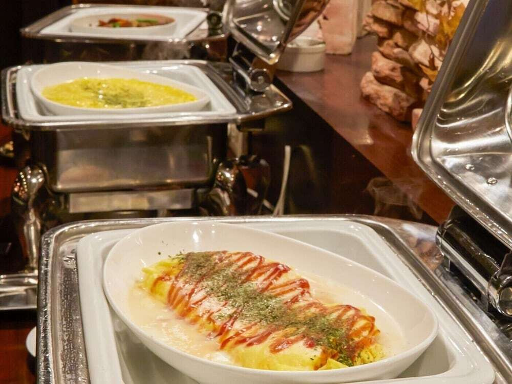 朝食ビュッフェ