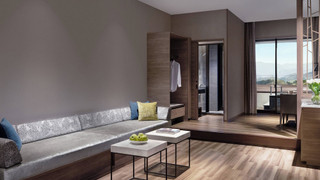 スイート シングルベッド 2 台 ガーデンビュー