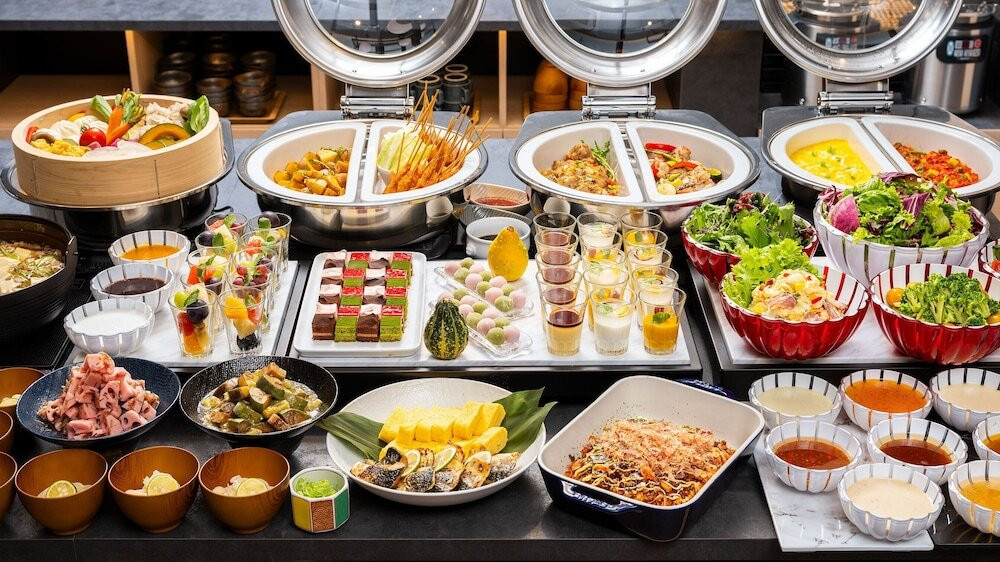 朝食ビュッフェ