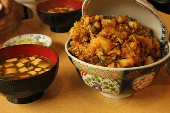 「天健」料理 785756 かき揚げ丼