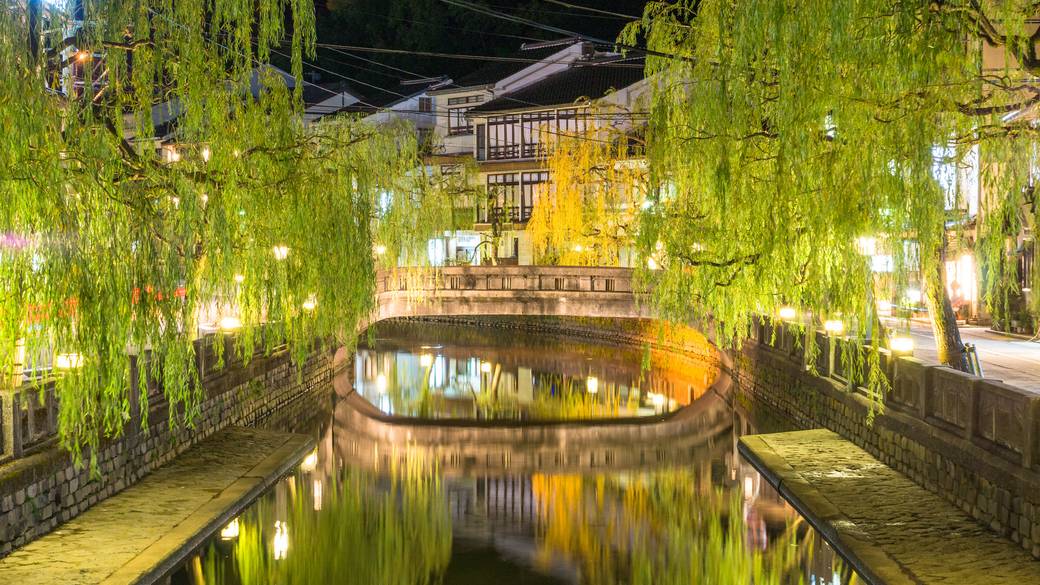 城崎温泉の町並み(柳通り) / 1