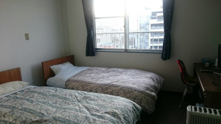 ツインルーム 専用バスルーム