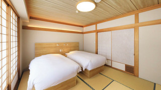 本館402〜404オーシャンビュー和洋室　ツインベッド 禁煙