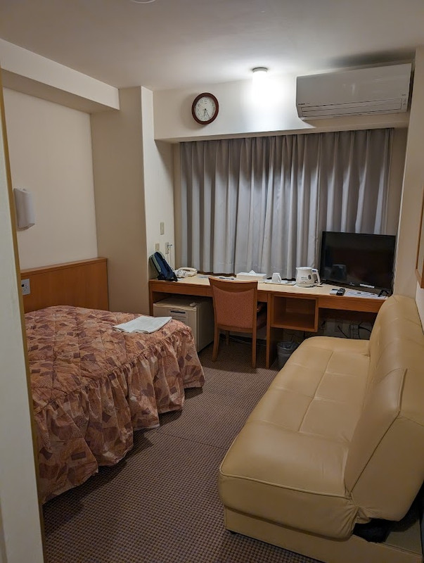 1人で利用するには十分な部屋でした！