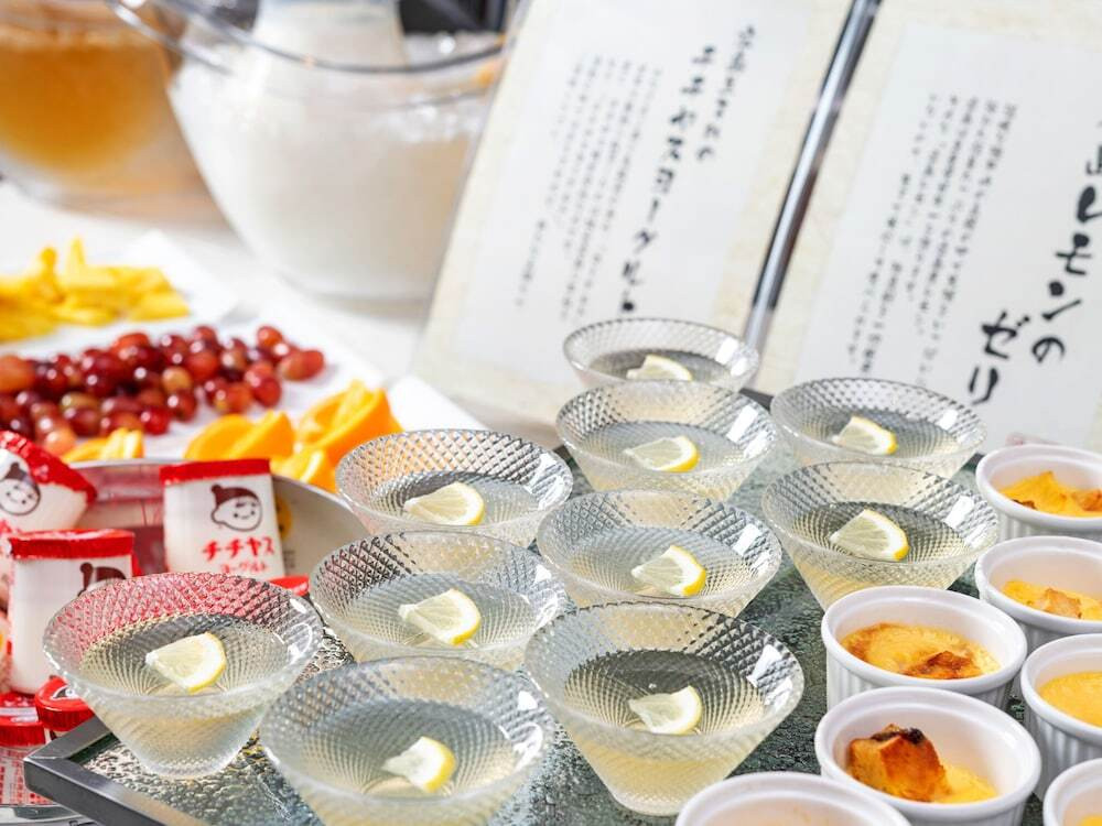 朝食ビュッフェ