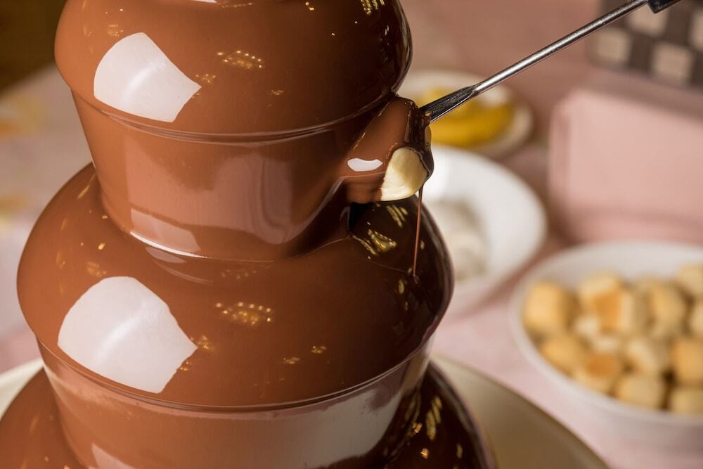 夕食バイキング一例 チョコフォンデュ