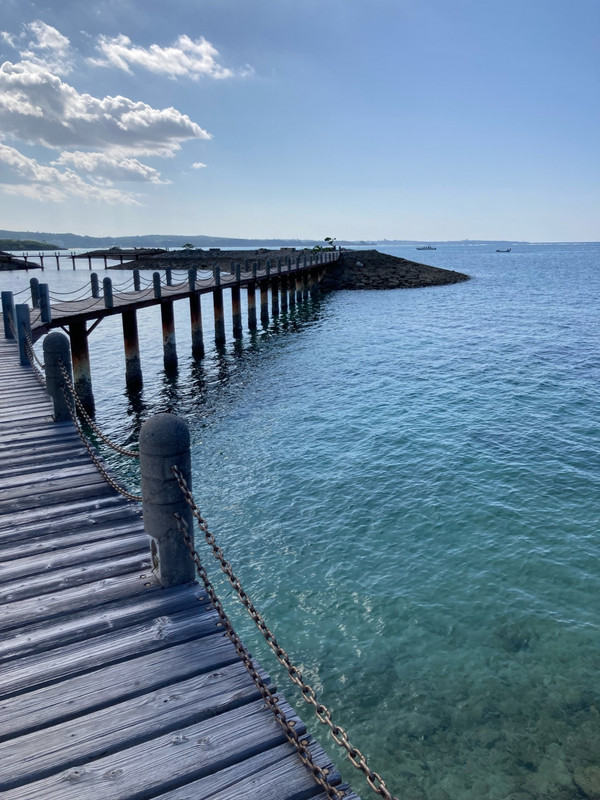 海の綺麗なこと