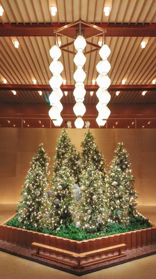 エントランスもクリスマスらしく