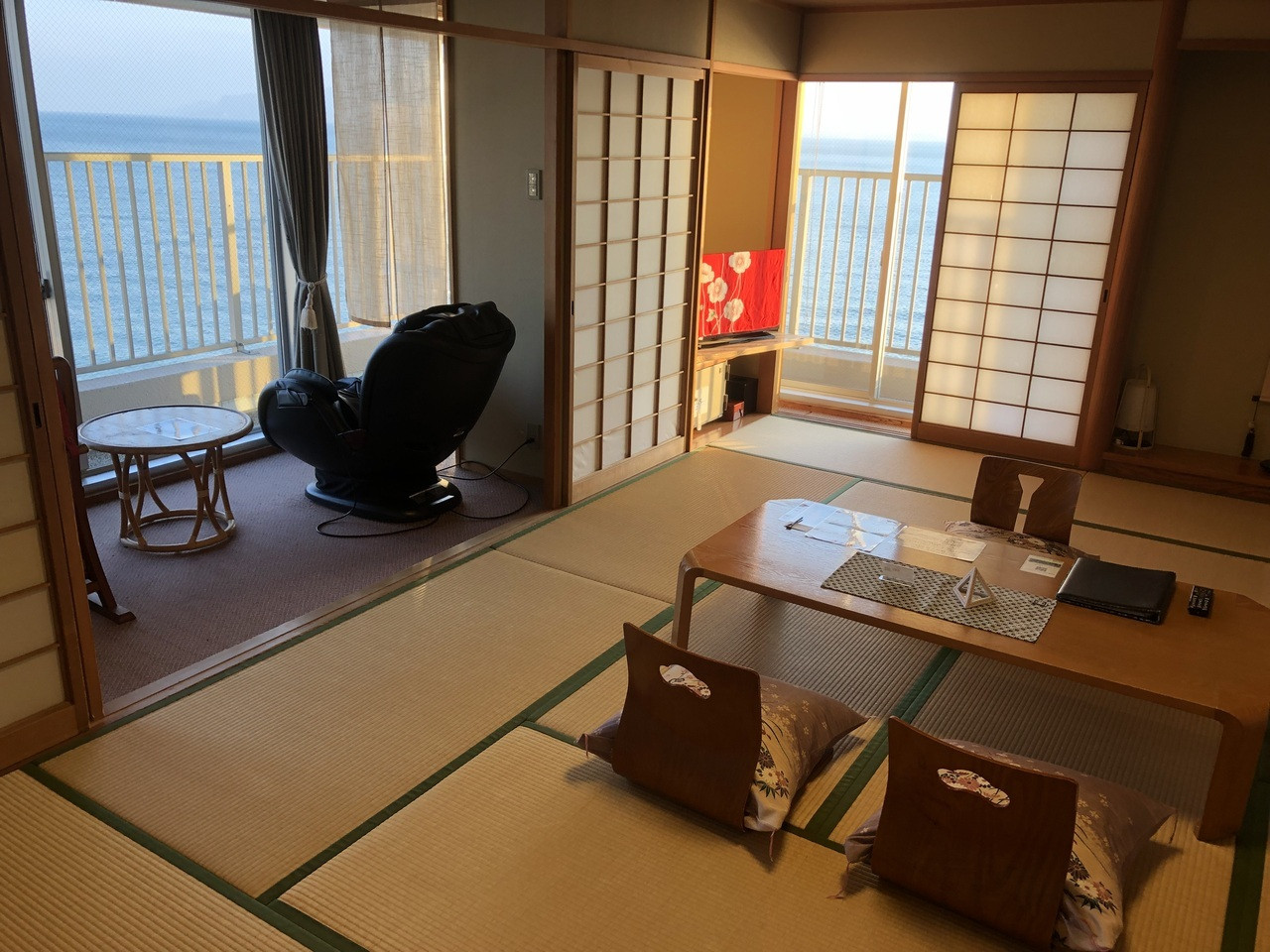 部屋と露天風呂からはオーシャンビューの絶景！3457327