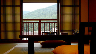 [共用バスルーム] せせらぎの間 (栞) 貸切温泉30分付き 夕朝部屋食 禁煙