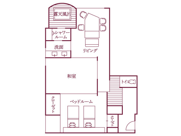 福地Bタイプ／間取り図一例