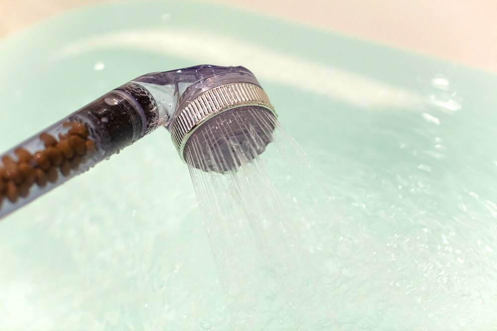 バスルームのシャワー