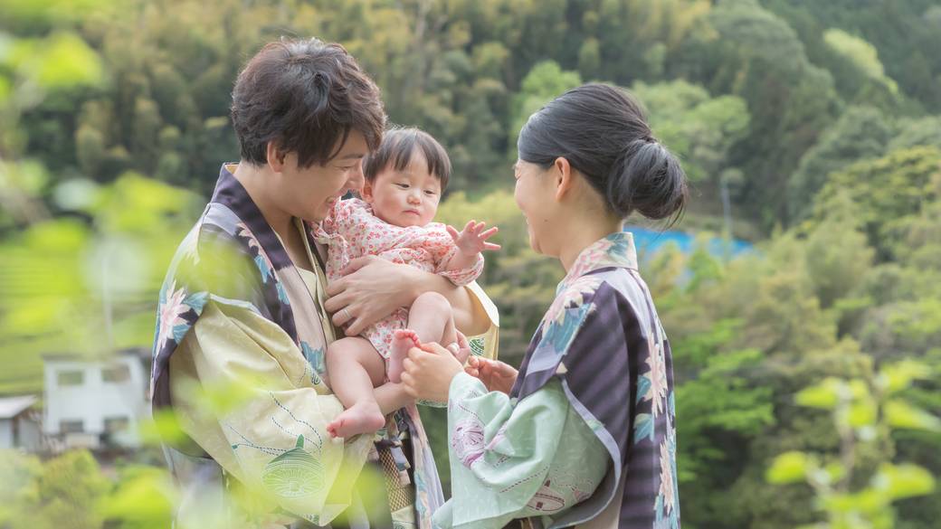 初めての
家族旅行を満喫 / 1