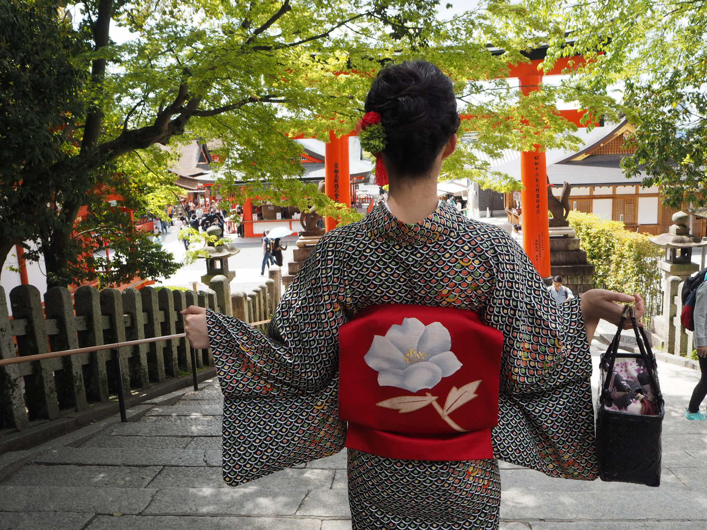着物をレンタルして京都散策