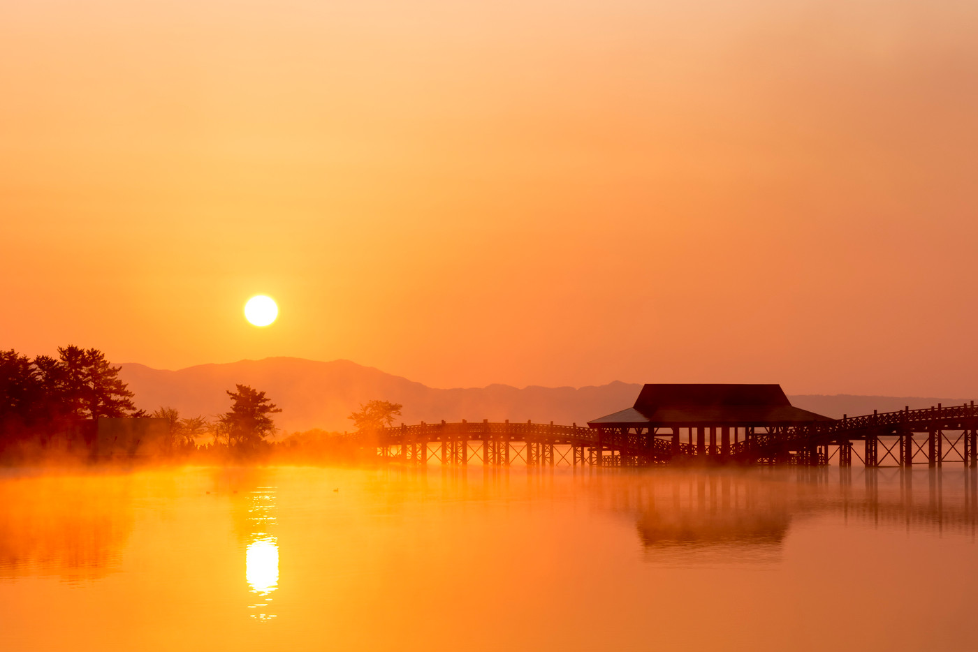青森県 鶴の舞橋