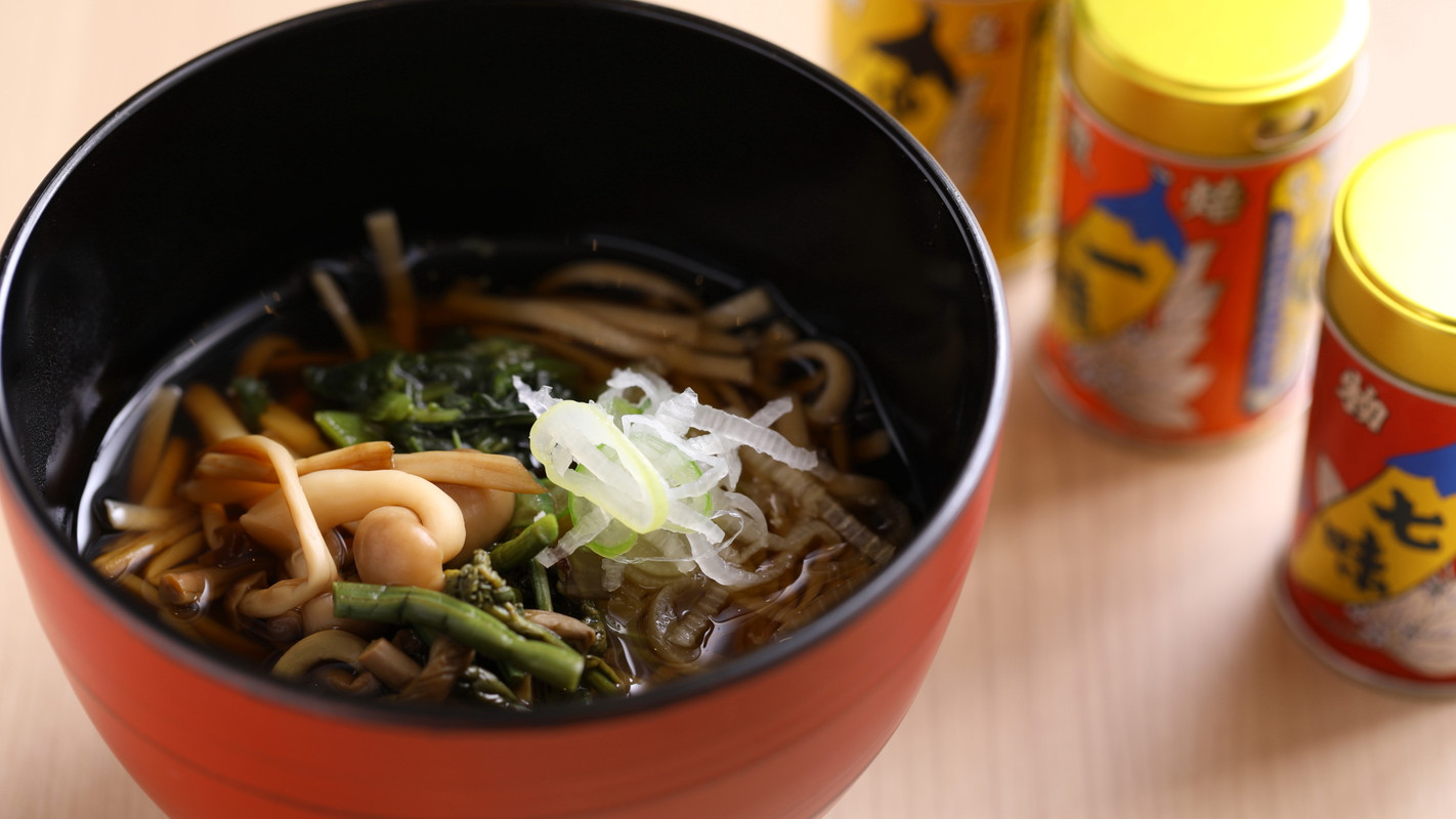 朝食　信州そば