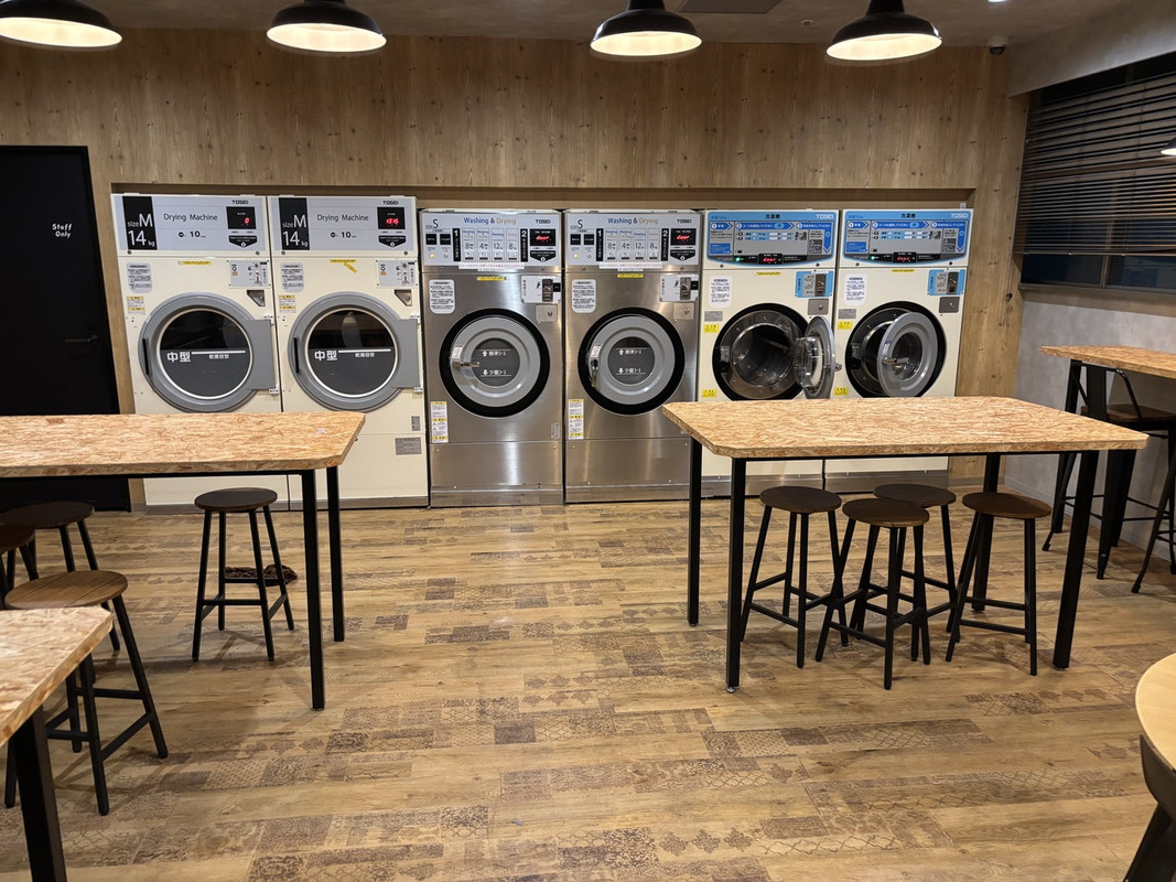 館内洗濯ルート兼共用フリースペース