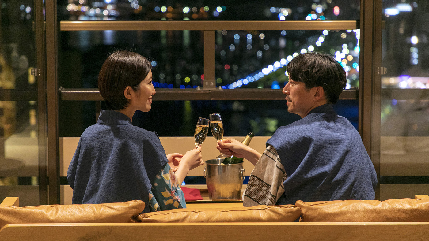 浴衣 ミドルカップル 温泉 旅行