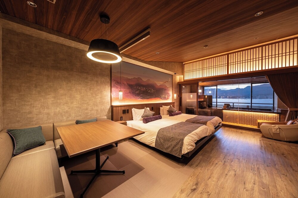 海の絶景が楽しめる部屋で広島牛や牡蠣など堪能♡3934104