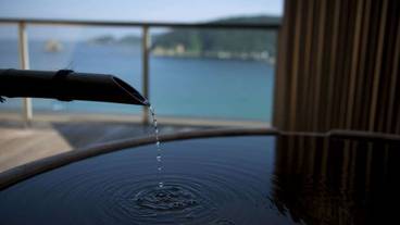 客室露天風呂 源泉掛け流しの湯 / 9