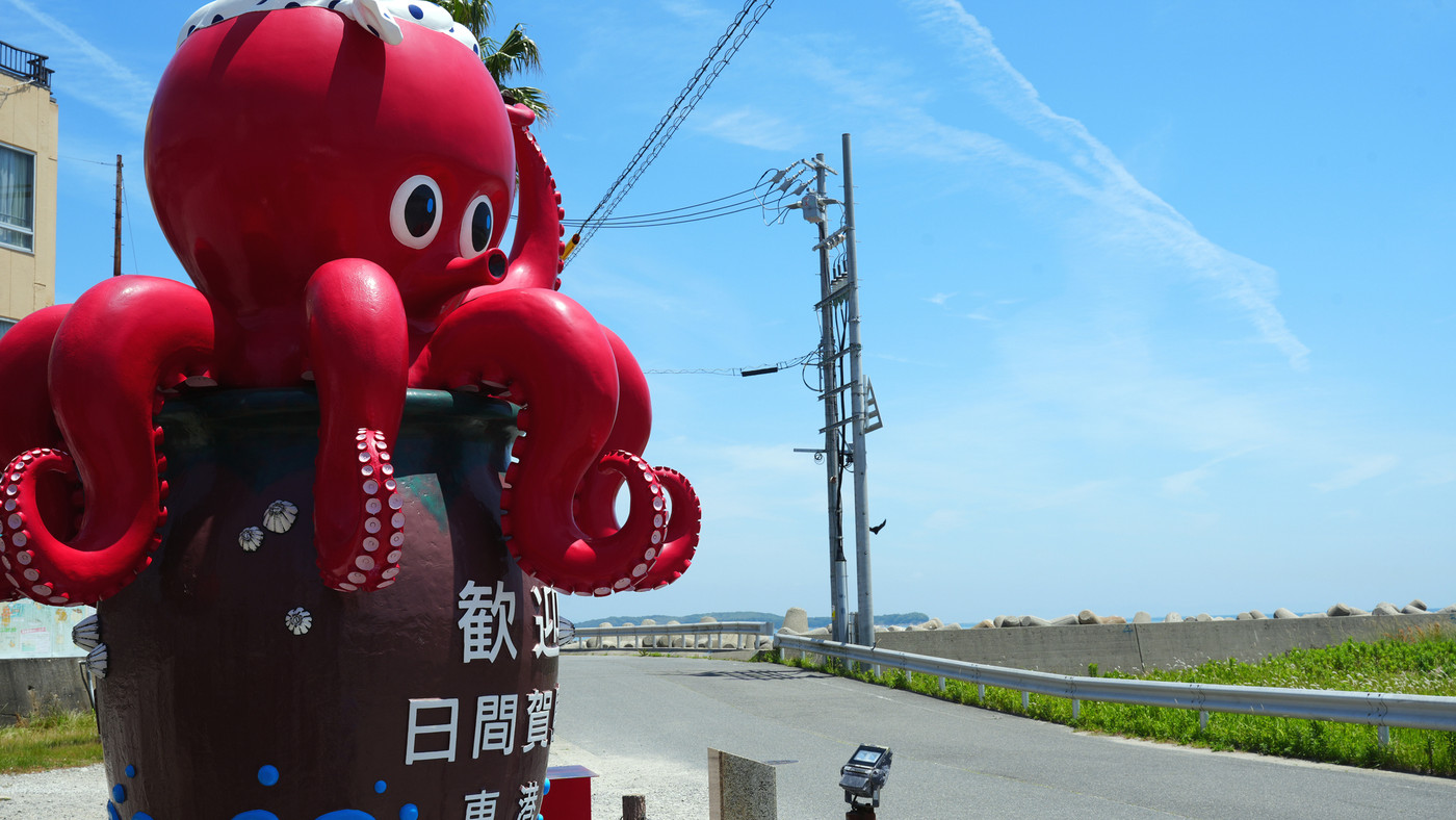 ユニークなタコと癒しの島ネコがお出迎え♪4024049