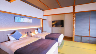 [禁煙]スーペリア和ベッドツインシャワーのみ（海側）