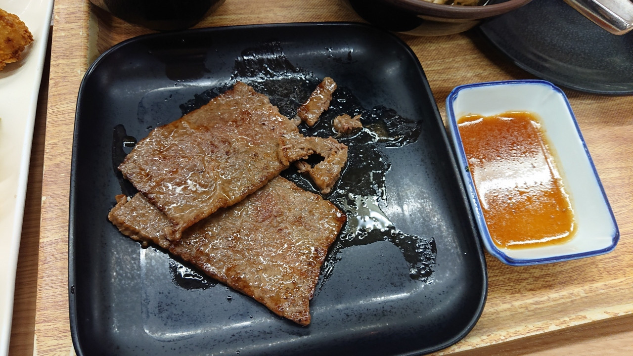 近江牛の鉄板焼き