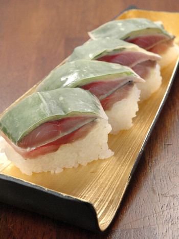 「銀座 魚ばか」料理 1090308 究極の鯖、究極の棒寿司