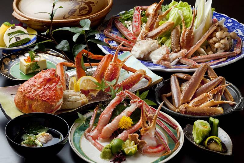 カニ会席の例 / 1