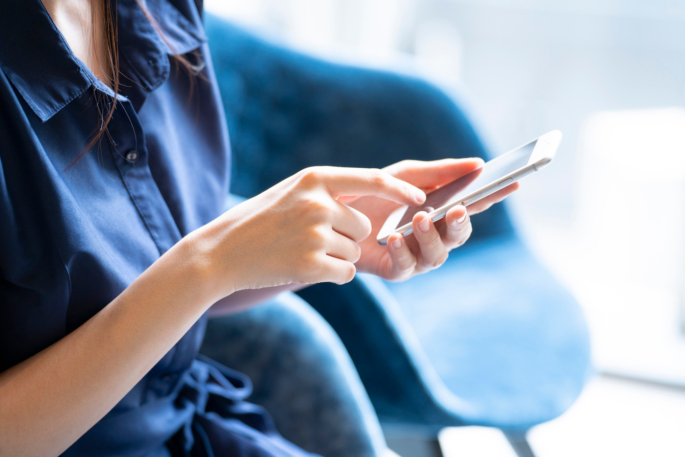 女性 スマートフォン ライフスタイル