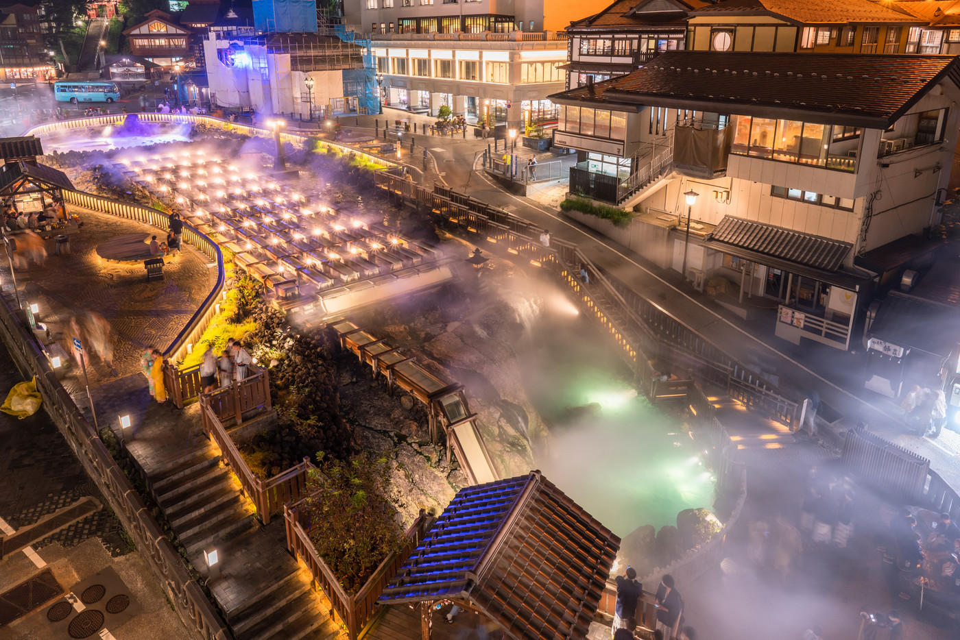 《神奈川県》草津温泉・湯畑