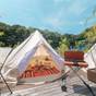 【ロッジBBQ】お子様歓迎!KIDS LODGE GLAMPINGで大人も子供もワクワクは無限大 | i+Land nagasaki(旧:長崎温泉 やすらぎ伊王島)