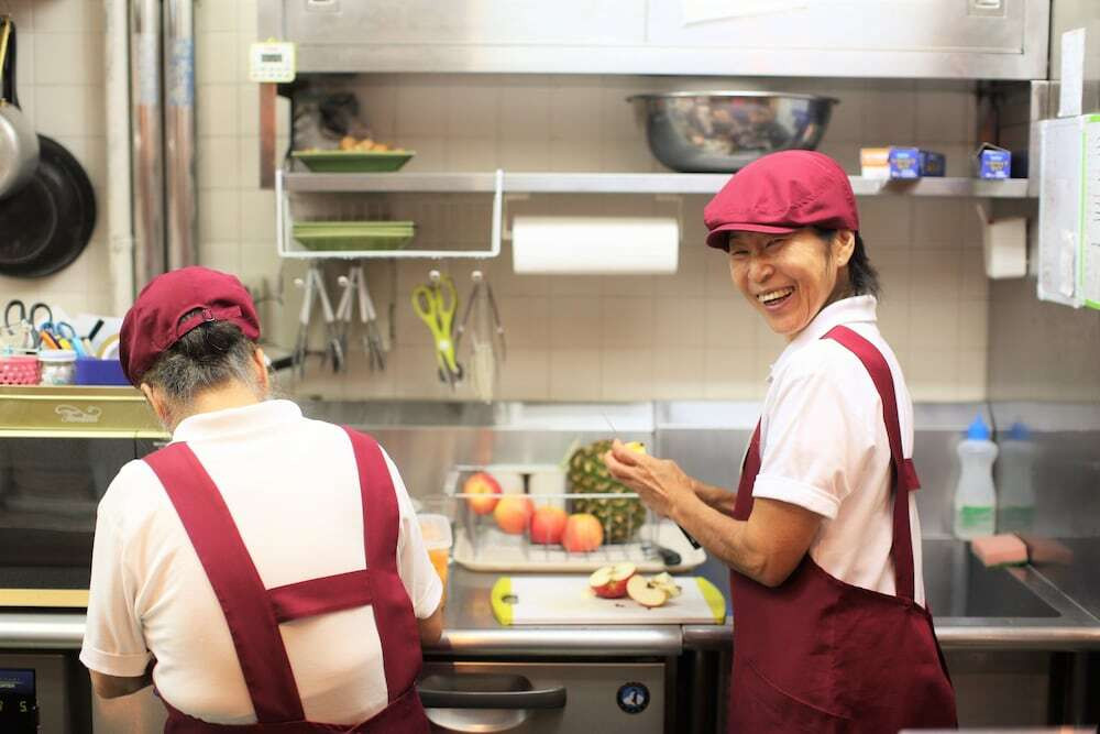 朝食ビュッフェ