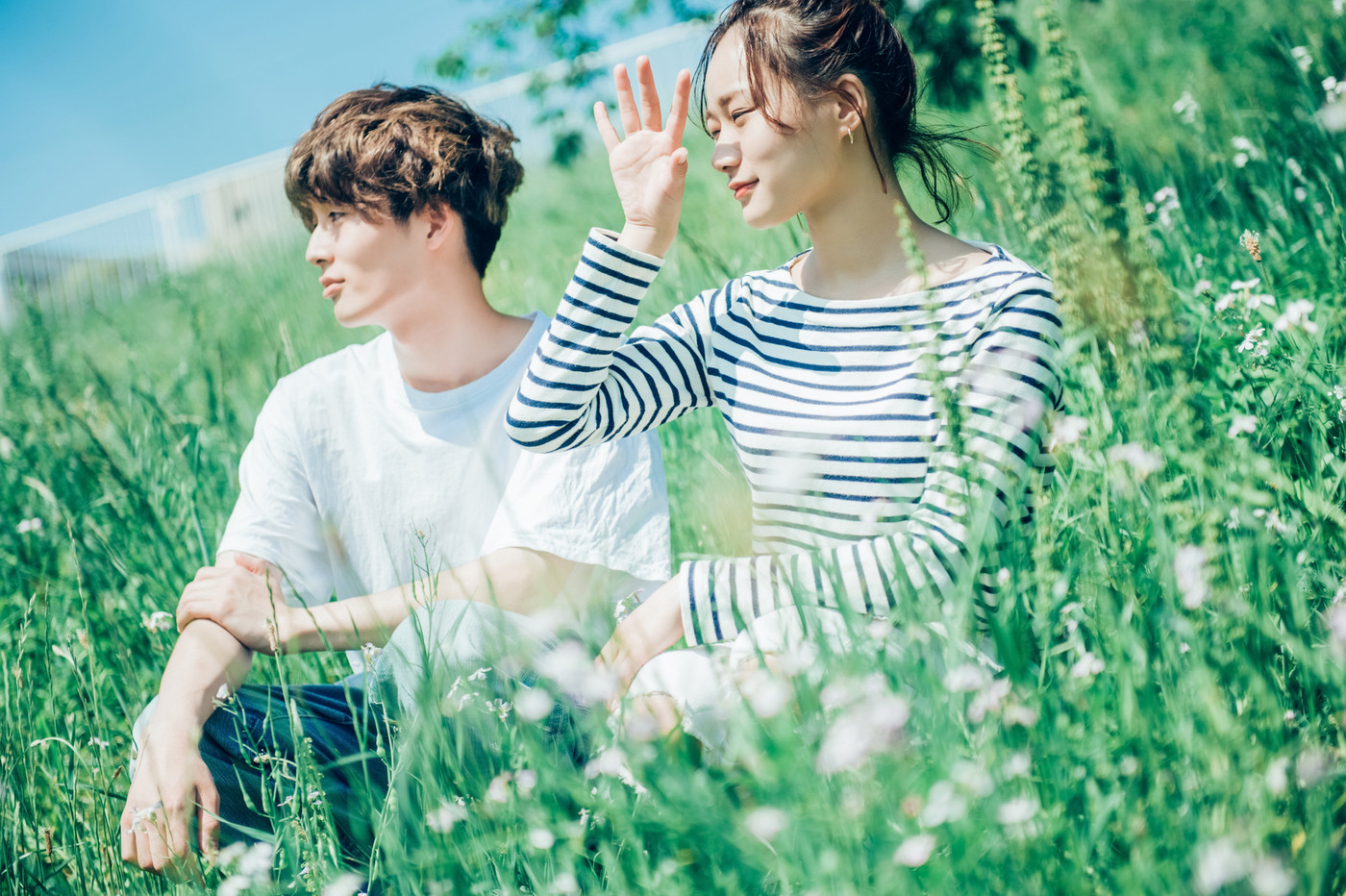 デートをするカップル