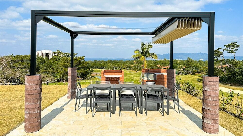 コテージ バーベキューエリア