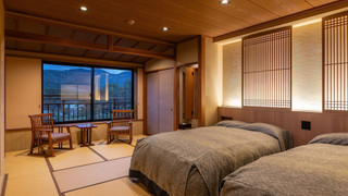 和モダンツイン 11畳 レイクビュー 専用ダイニングルーム 禁煙