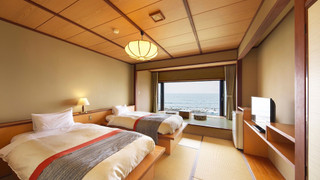 Ocean View Japanese Twin Room