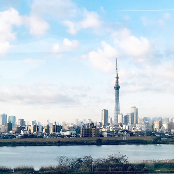 Skytree and sky in the morning