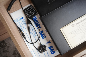 携帯充電器も備えられてる！