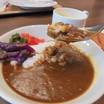 ブッフェ式朝食　カレーライス　いただきます