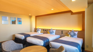 天然温泉 露天風呂付デラックストリプル 禁煙