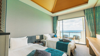 エグゼクティブ ルーム シングルベッド 2 台 禁煙 オーシャンフロント (with Extra Bed)