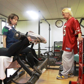 目指せスリムボディ♪爽やかな高原で地道にトレーニグ3707196