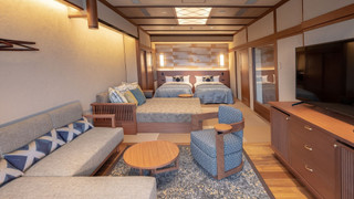 プレミアム トリプルルーム 露天風呂付 禁煙 リバービュー